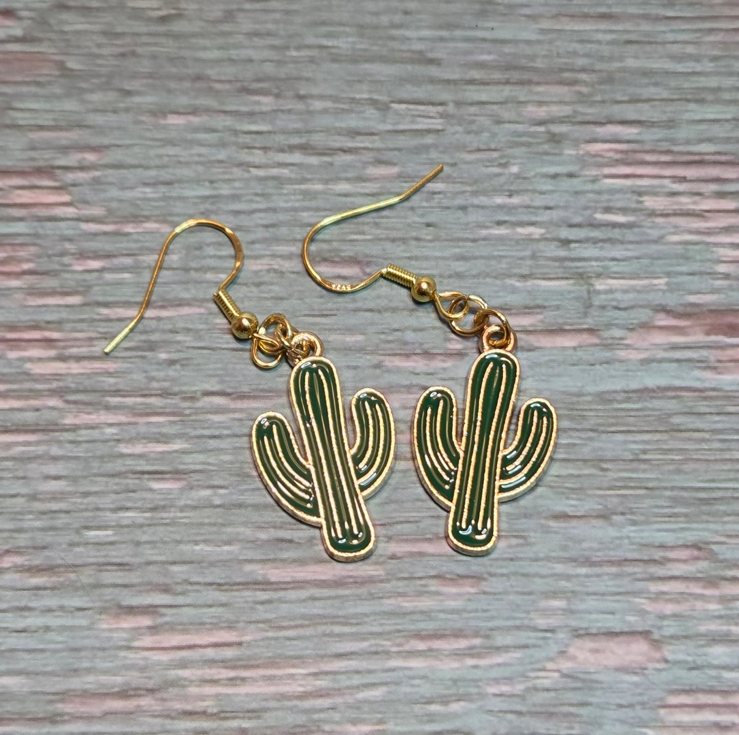 Enamel earrings