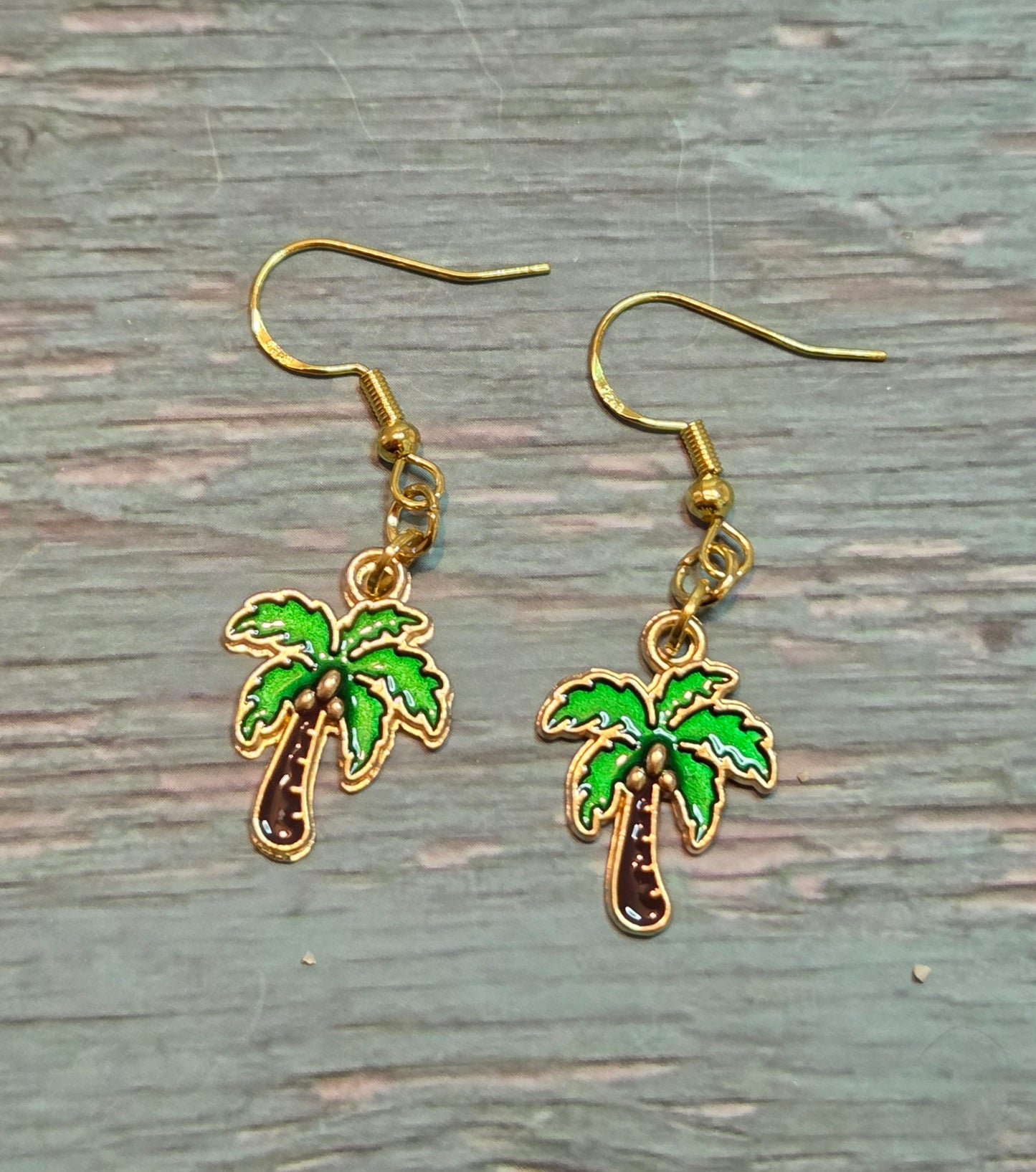 Palm tree earrings