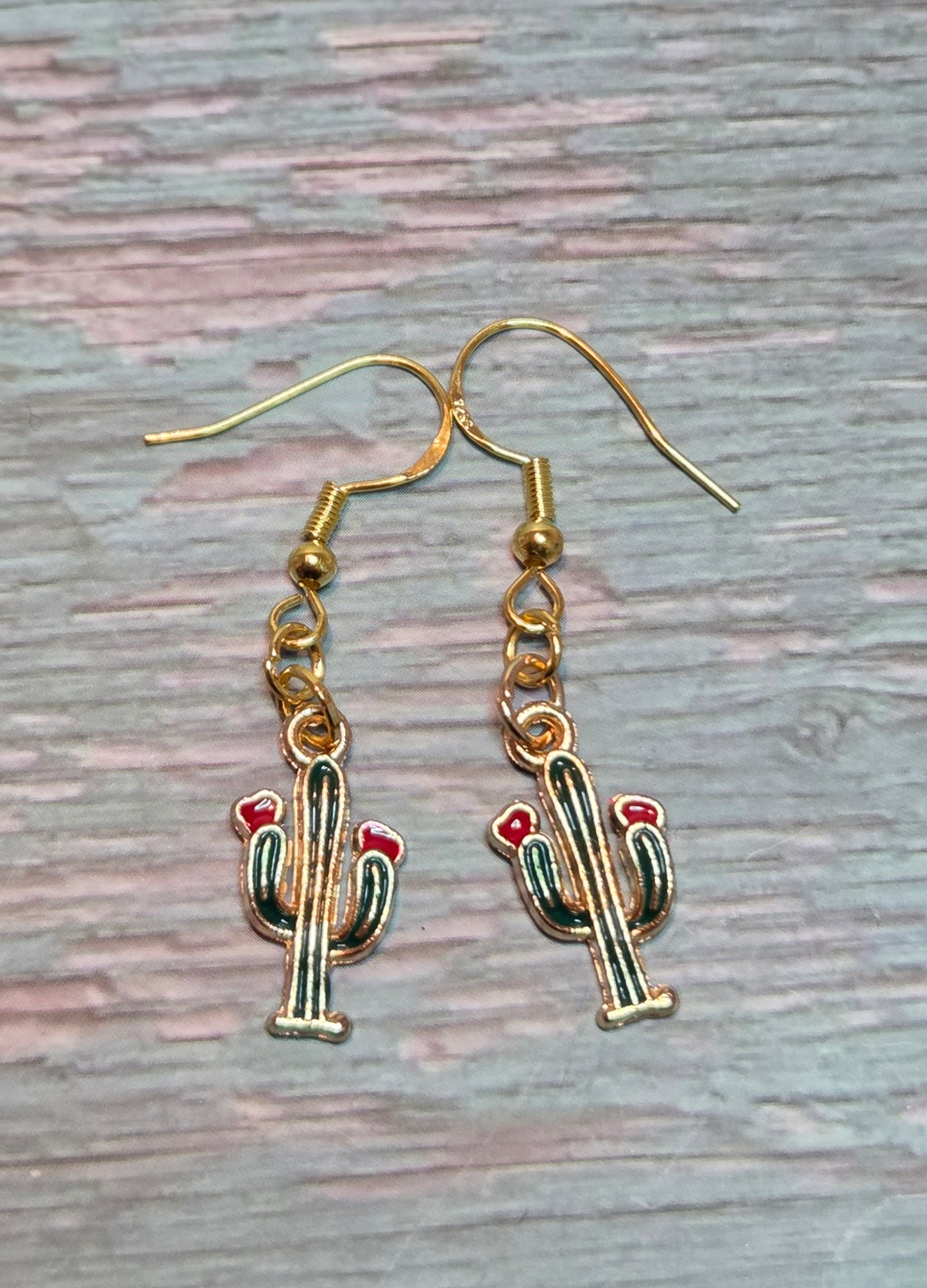Enamel earrings