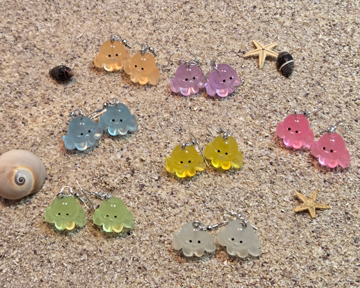 Octopus earrings