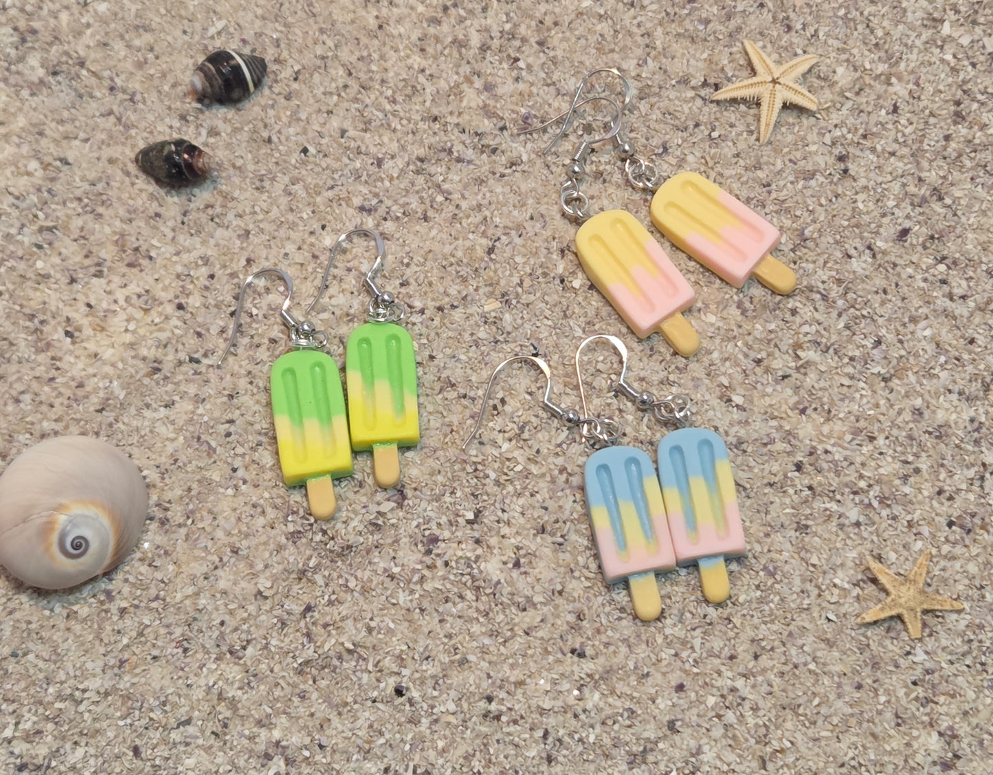Ice lolly earrings