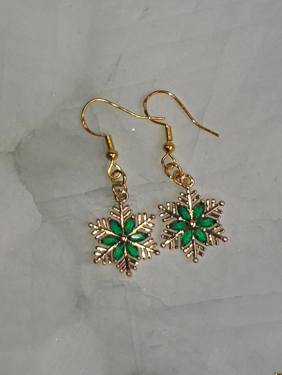 Snowflake earrings