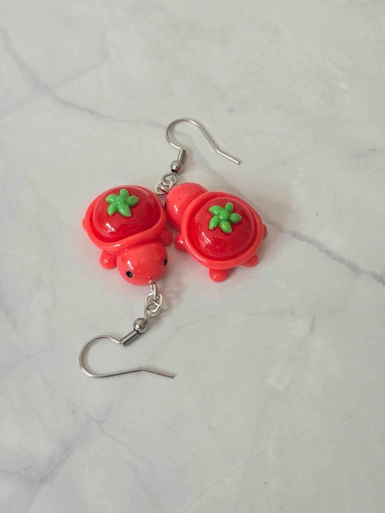 Fruit turtle earrings