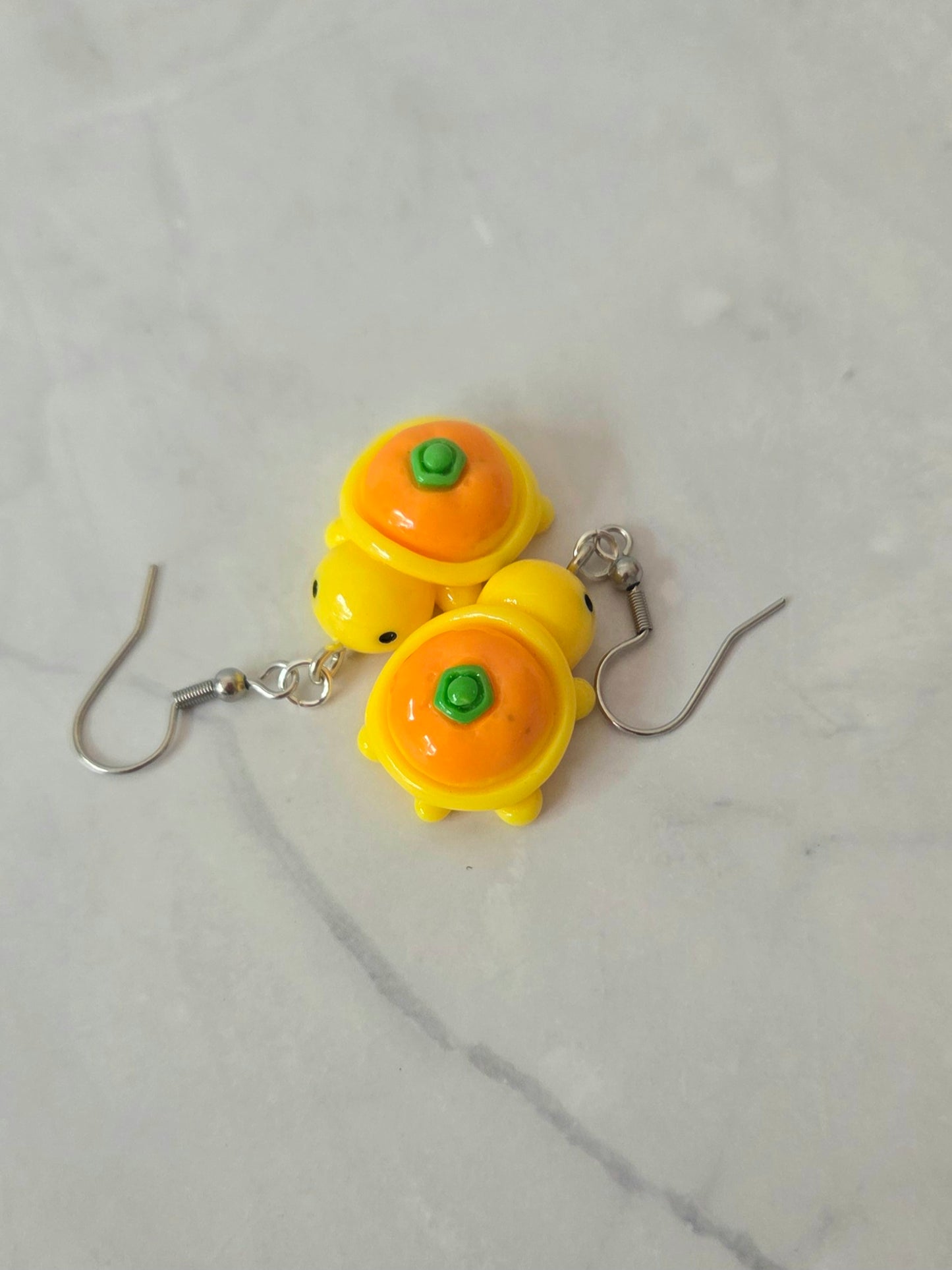 Fruit turtle earrings