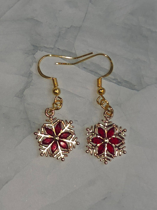 Snowflake earrings