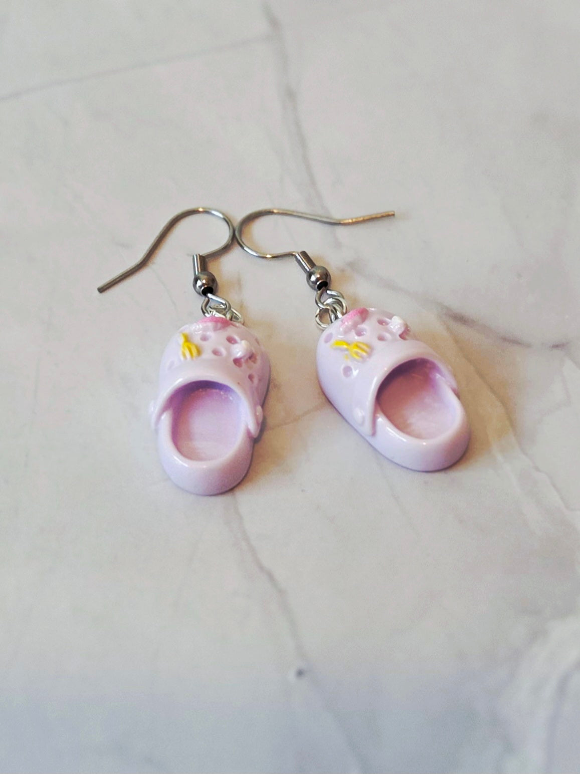 Croc earrings