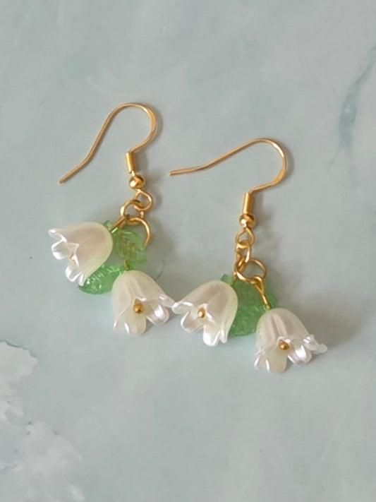 Lily of the valley earrings