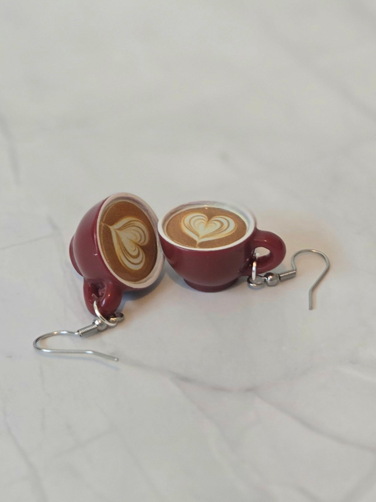Coffee earrings