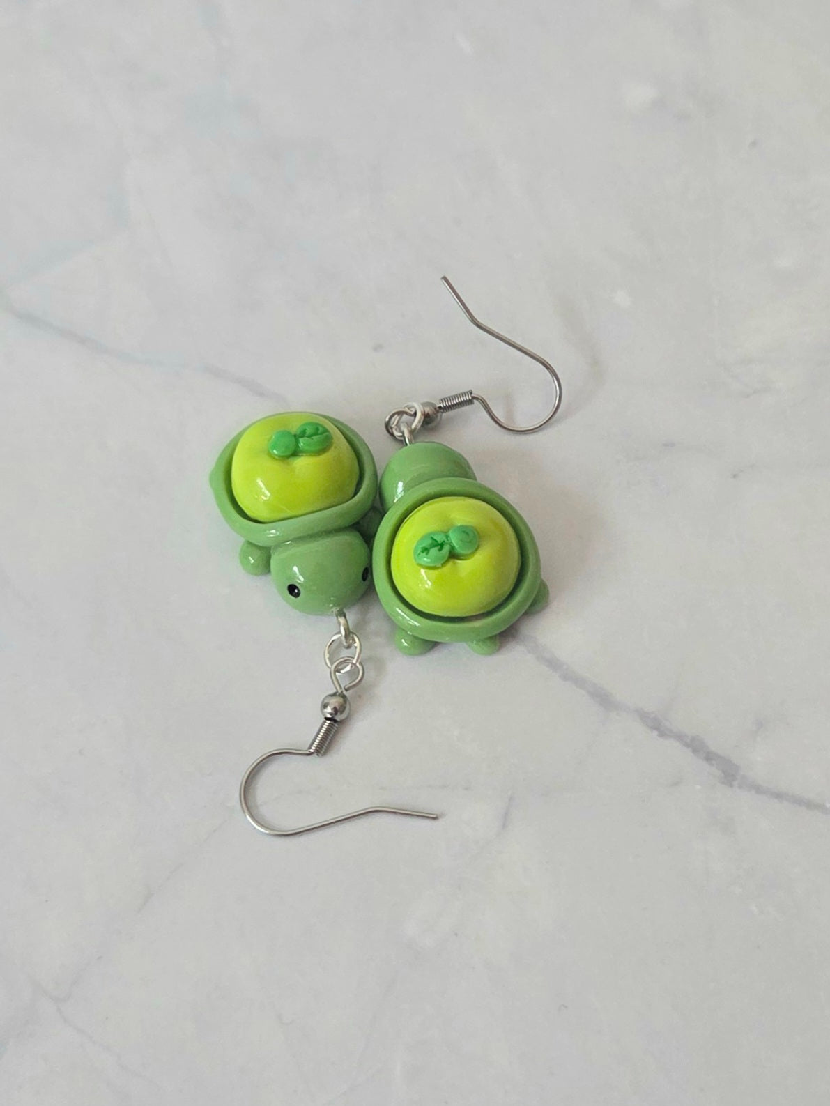 Fruit turtle earrings