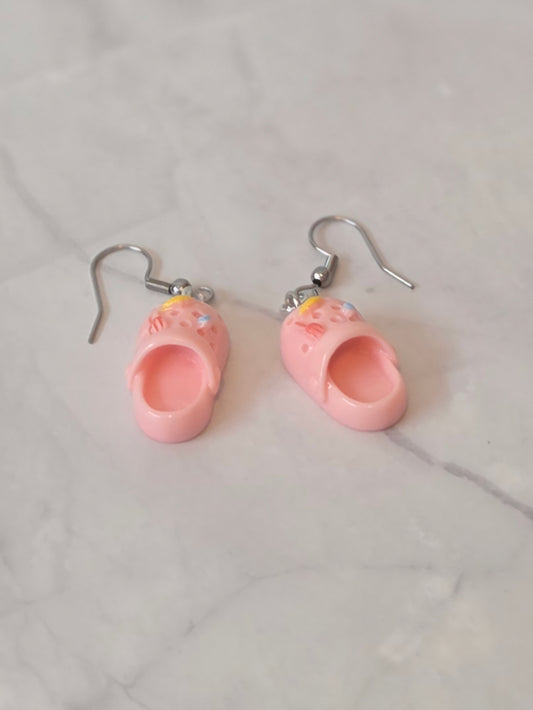 Croc earrings