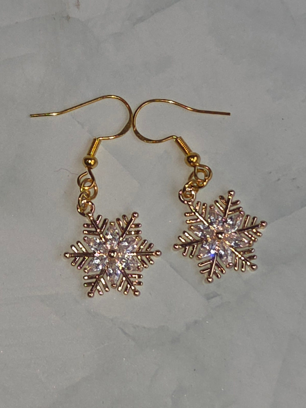 Snowflake earrings