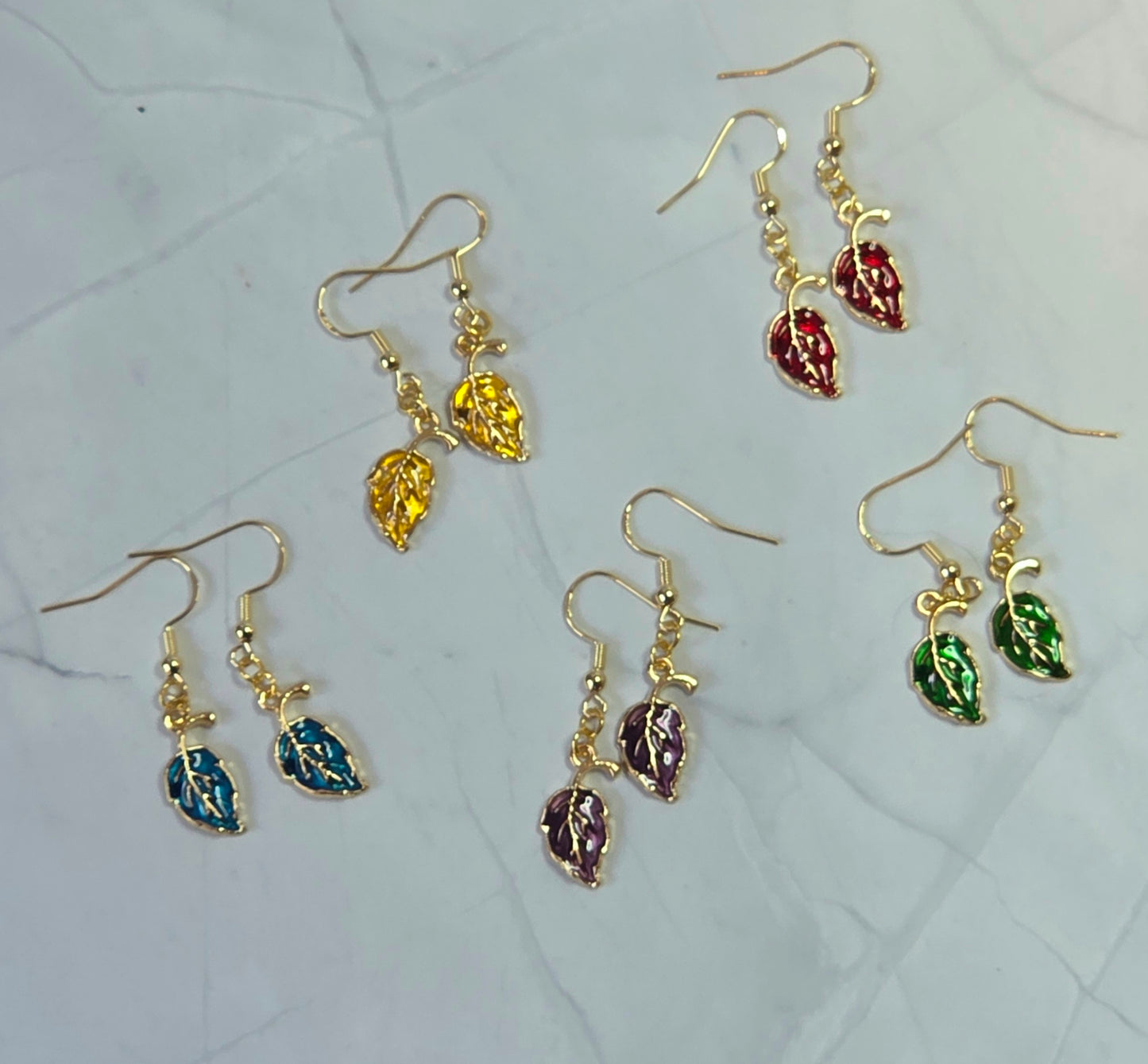 Leaf earrings