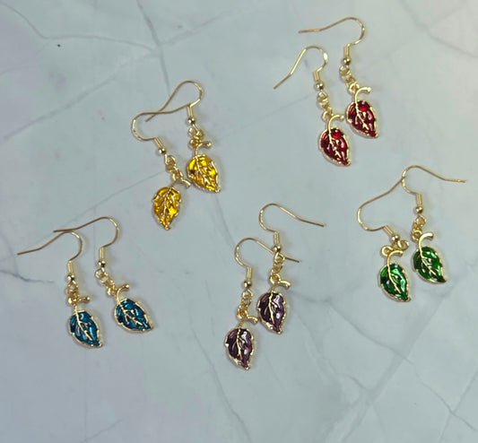 Leaf earrings