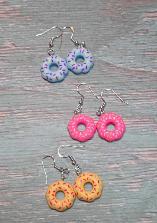 Donut earrings