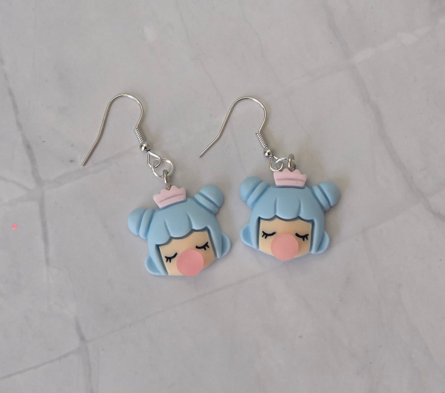 Bubblegum girl earrings