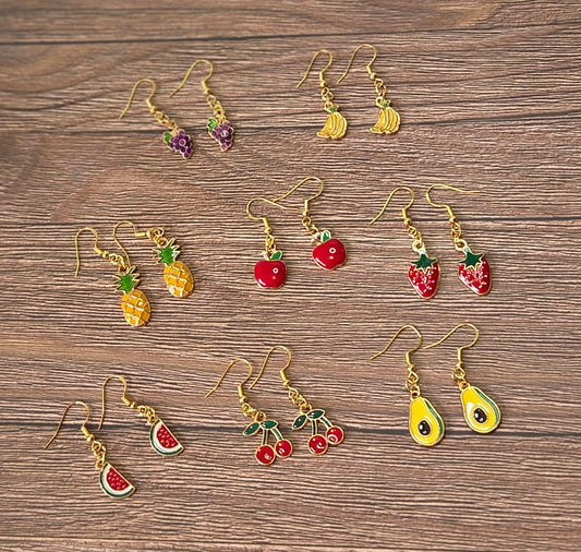 Fruit earrings