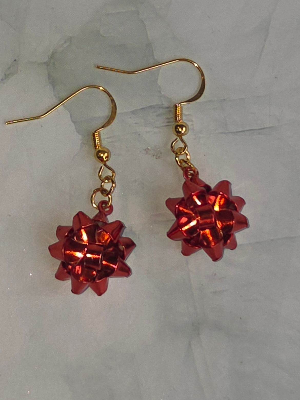 Gift bow earrings