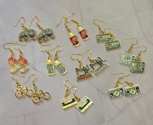 Retro earrings
