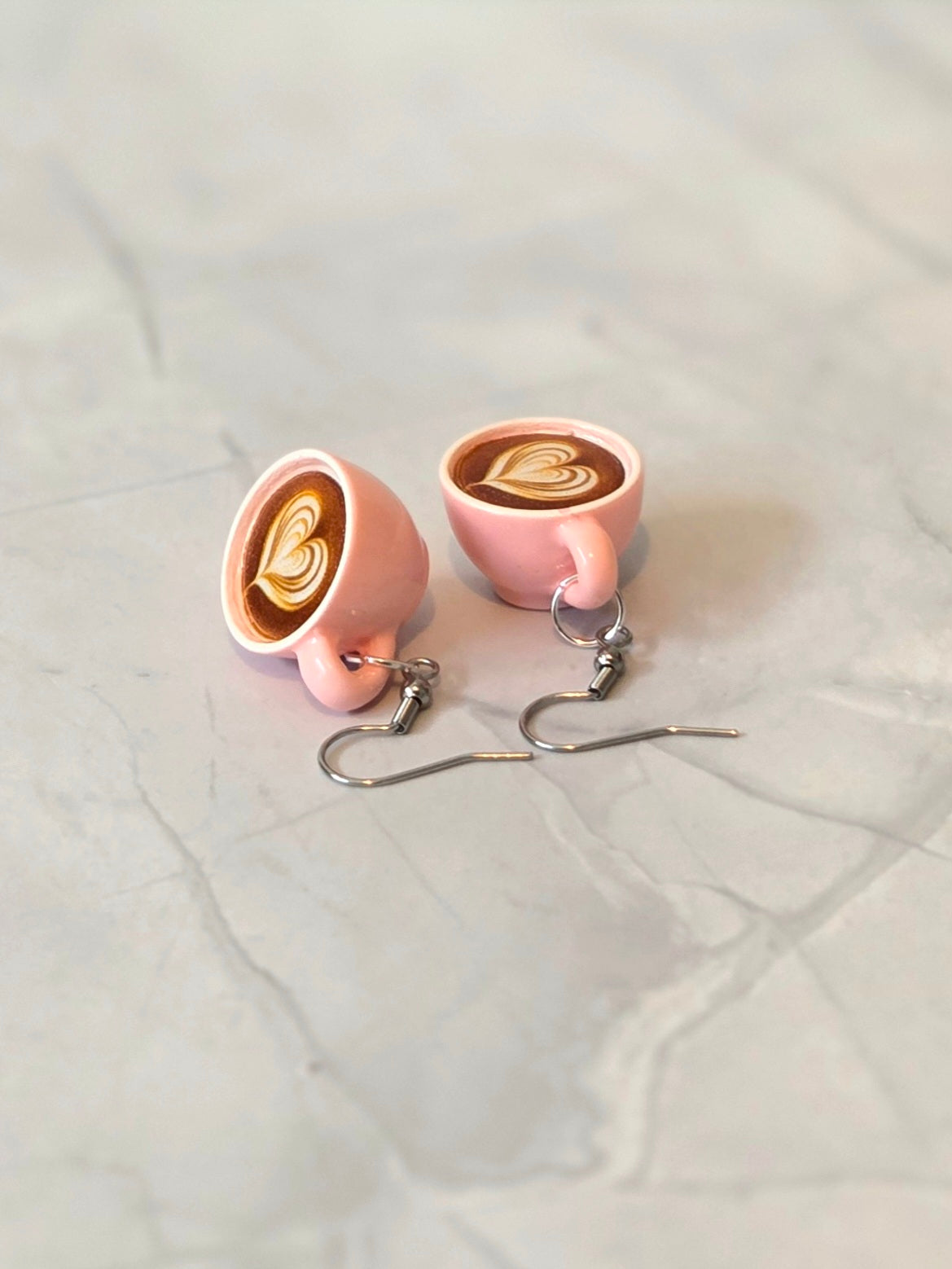 Coffee earrings