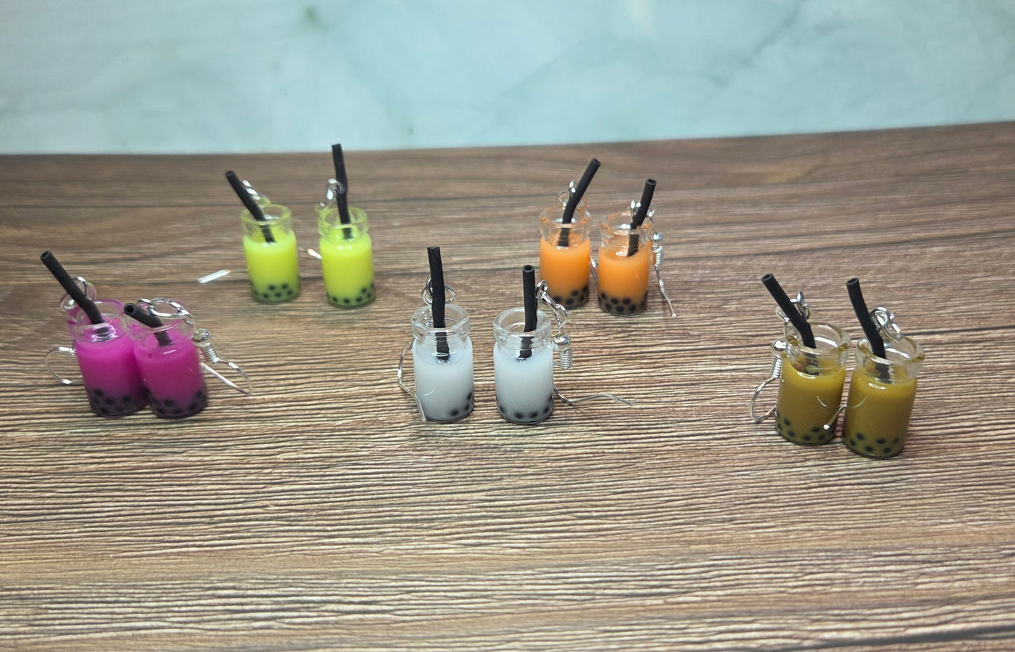 Boba earrings
