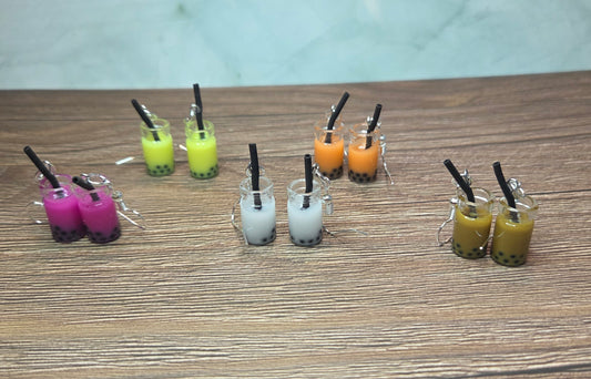 Boba earrings